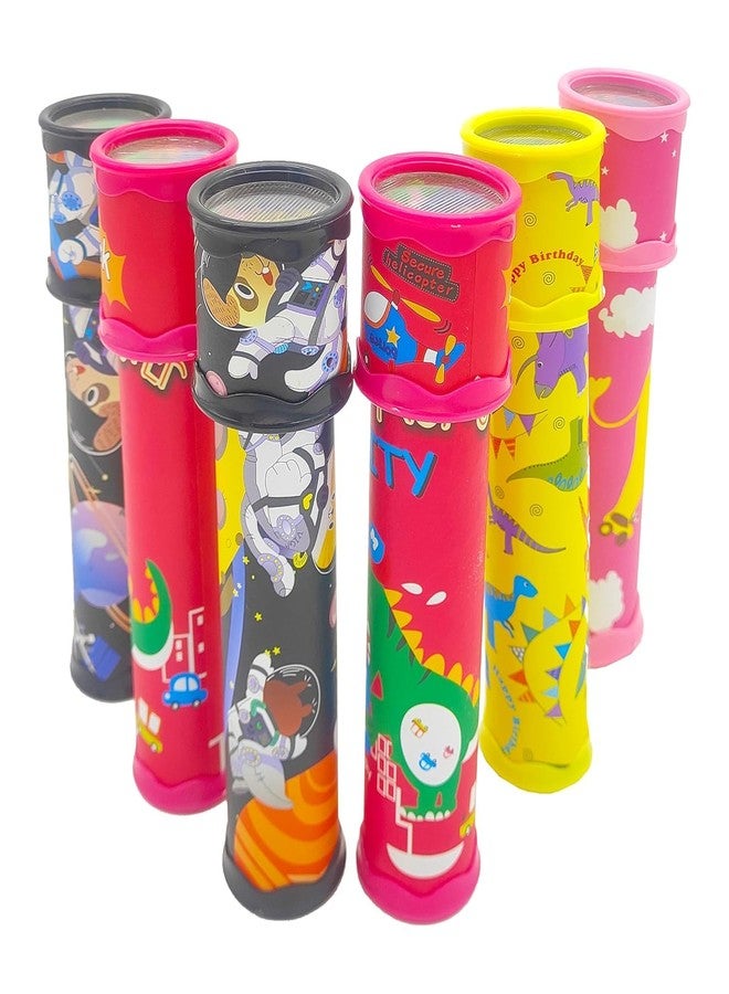 SAMVARDHAN Colorful and Magical Rotating Classic Kaleidoscope Toy for Kids with Many Beautiful Patterns - Perfect Birthday Return Gift - Color and Design As Per Stock (Pack of 6) - Image 1